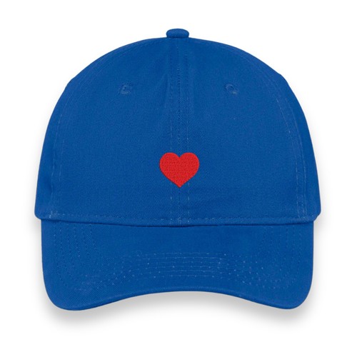Custom Red Heart Embroidered Hat, Personalized Cap with Side Text, Unisex Gift - Picture 11 of 28