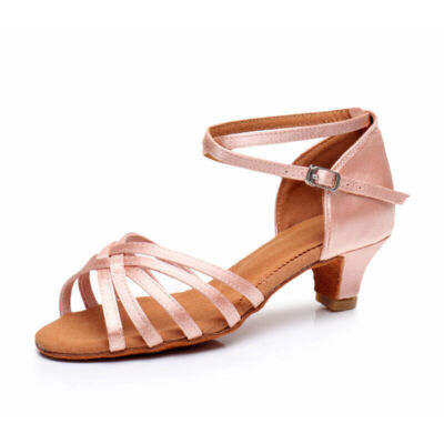 Children Latin Dance Shoes Girls Women Soft Sole Ballroom Tango