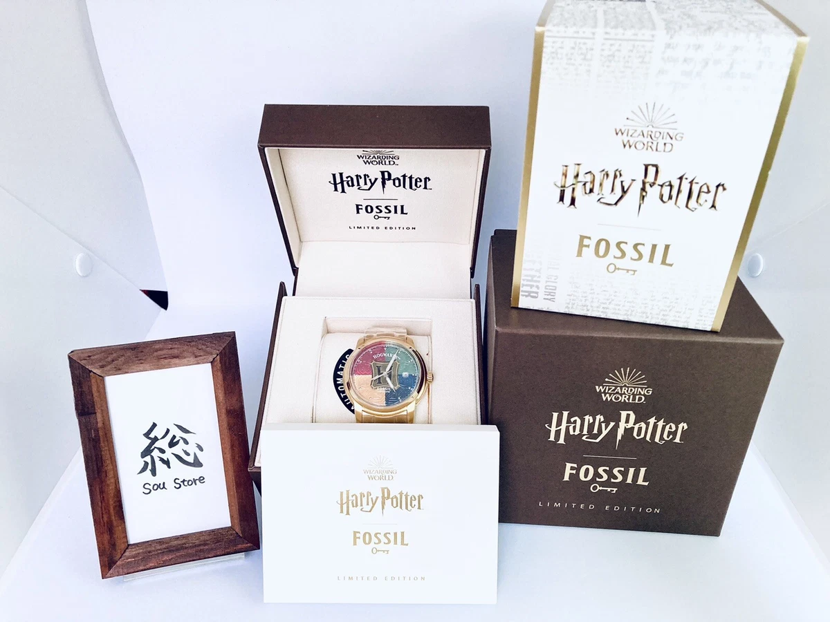 Quick Gold Watch With Swarovski Crystals Harry Potter