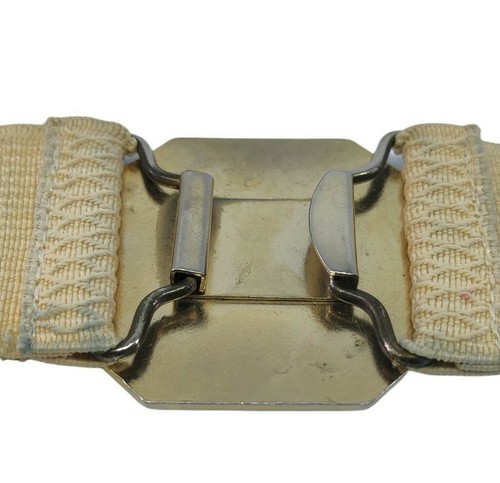 VTG Women Stretch Belt with Bird & Flowers Enamel Cloissone Buckle - Picture 5 of 12
