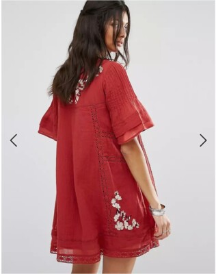 free people perfectly victorian embroidered mini dress Perfectly Victorian Mini