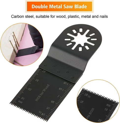 20stk Multitool Zubehör Sägeblatt-Set Metall Holz für Multimaster Makita Einhell - Bild 15 von 18