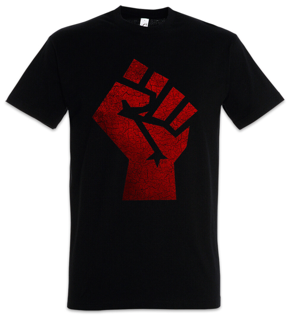 Raised Fist T-Shirt fight Capitalism, versch Größen