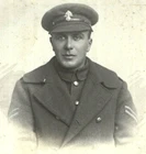 WW1 Photo Card Handsome British Soldier Fusilier Sergeant Military 1917