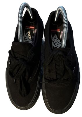 Vans Skate Authentic Pro Shoes Mens 4.5 Black Pop Cush 500714