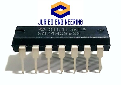 10PCS SN74HC393N 74HC393 Dual 4-Bit Binary Counters IC