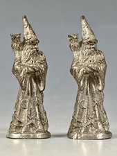 Vintage D D Miniatures Wizard And Owl Metal Lead Lot Dungeons And Dragons