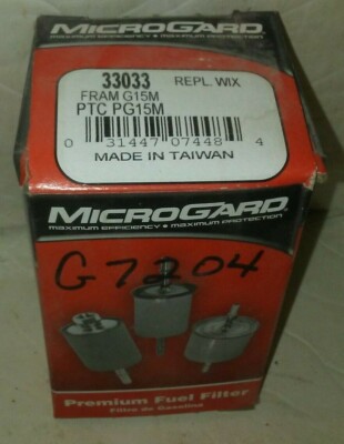 MicroGard Fuel Filter Universal Type 33033 New Old Stock from Shop