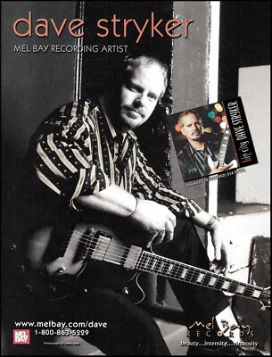 Dave Stryker 2005 Mel Bay Records Big City album advertisement 8 x 11 ad print