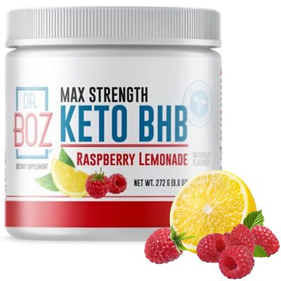 Dr. Boz - Keto BHB Powder - Raspberry Lemonade 20 Servings - Ketones Drink - ...