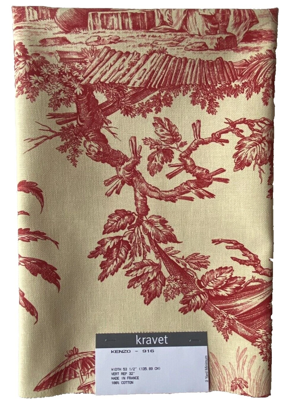 Toile Craft Fabric Remnants