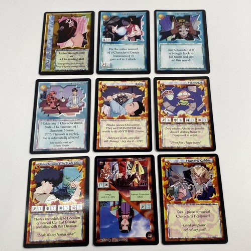 Ani Mayhem set 0 gioco base set 79 carte totali Bubblegum Crisis 1995 anime - Foto 9 di 18