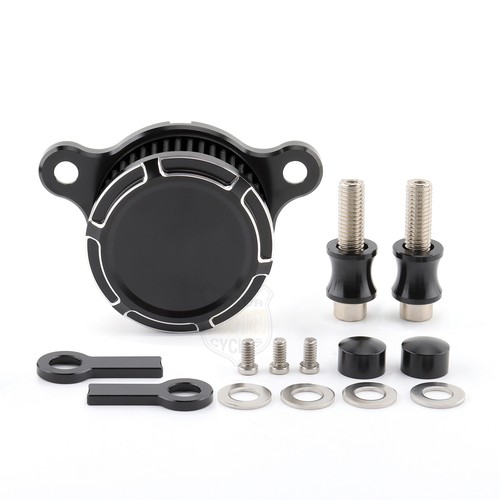 Beveled Mini Air Cleaner Intake Filter For Harley Sportster XL883 1200 1991-2023 - Picture 8 of 11