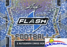 2022 Leaf FLASH Football Factory Sealed HOBBY Box-5 AUTOGRAPHS