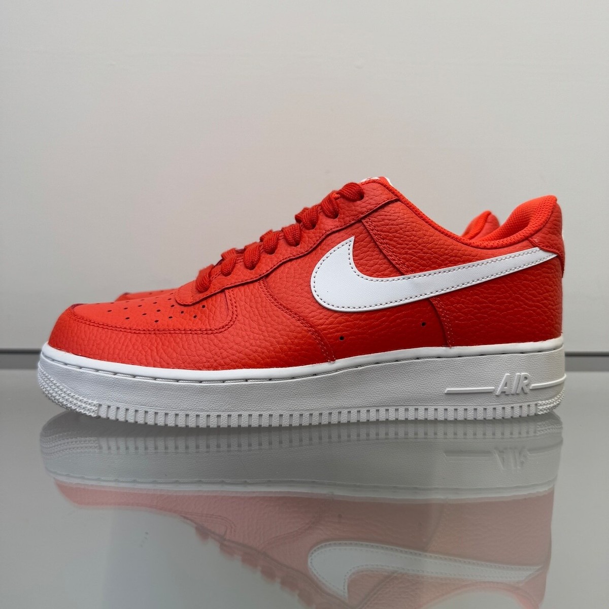 Size 8.5 - Nike Air Force 1 '07 Low Team Orange | eBay