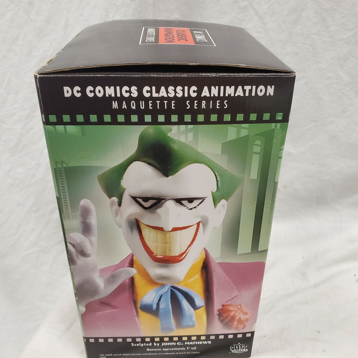 DC DIRECT JOKER MAQUETTE/STATUE #95/1400 MIB BATMAN ANIMATED