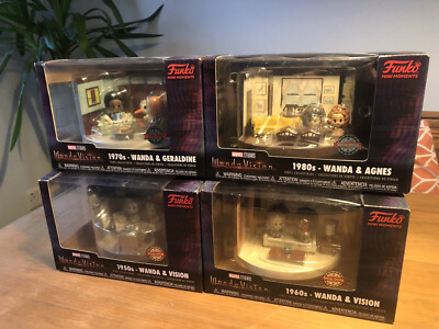 Funko Mini Moments Marvel Wandavision 1950 1960 1970 1980 Wanda Vision Geraldine