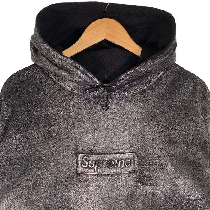 Supreme 24SS MM6 Maison Margiela Foil Box Logo Hooded Sweatshirt  