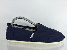 Toms Mens Blue Flats 8