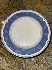 Villeroy And Boch Cottage Blue 10 1/2" Dinner Plate GUC Country Collection