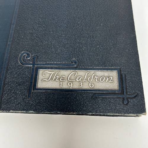 1936 Central High School Tigers Yearbook Fort Wayne, Indiana The Caldron #2 - Picture 2 of 8