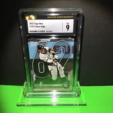 2022 TOPPS NOW AARON JUDGE 1012 CSG 9 62ND HOME RUN AL RECORD New York MINT CSG