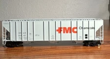 HO Exactrail Evans 4780 Covered Hopper FMC Chemicals USLX 20187 NO ORIGINAL BOX