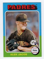2024 Topps Heritage Alek Jacob RC #184 San Diego Padres