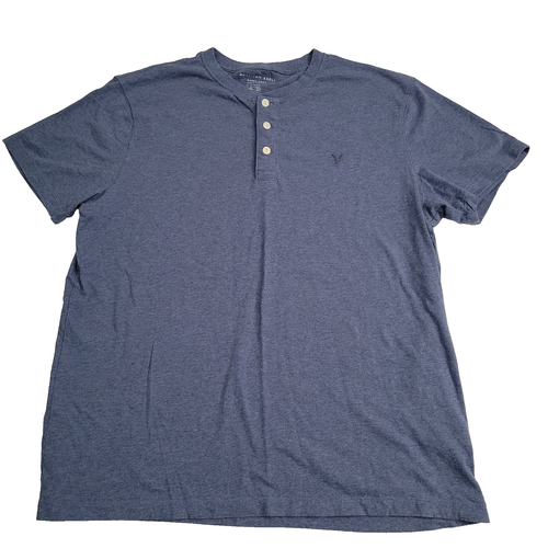 American Eagle Super Soft Standard Fit Men's Shirt XL Blue