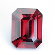 2.32Cts Classic 100 Natural Pyrope Garnet 8.5x6.5mm Emerald Cut Loose Gem