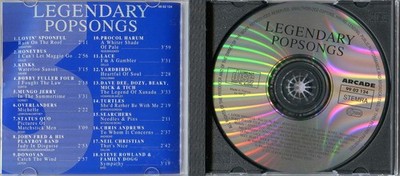 CD mit dem Titel '' Legendary Popsongs - 18 Exclusive Track Vol. 3 '' 1993 Arcade