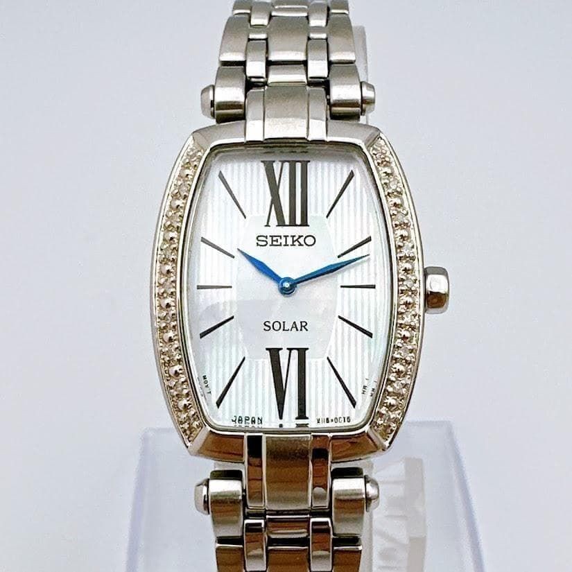 SEIKO V115-0BN0 Solar Ladies Watch Rare Not Released Timepiece