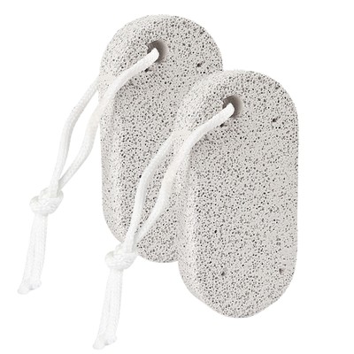 2 Pcs Useful Foot Pumice Stone For Feet Hard Skin Callus Remover And Scrubber 