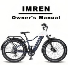 26in Fat Tyres Electric Bike 48V16AH E-Mountainbike 25KM/H IMREN Urban …