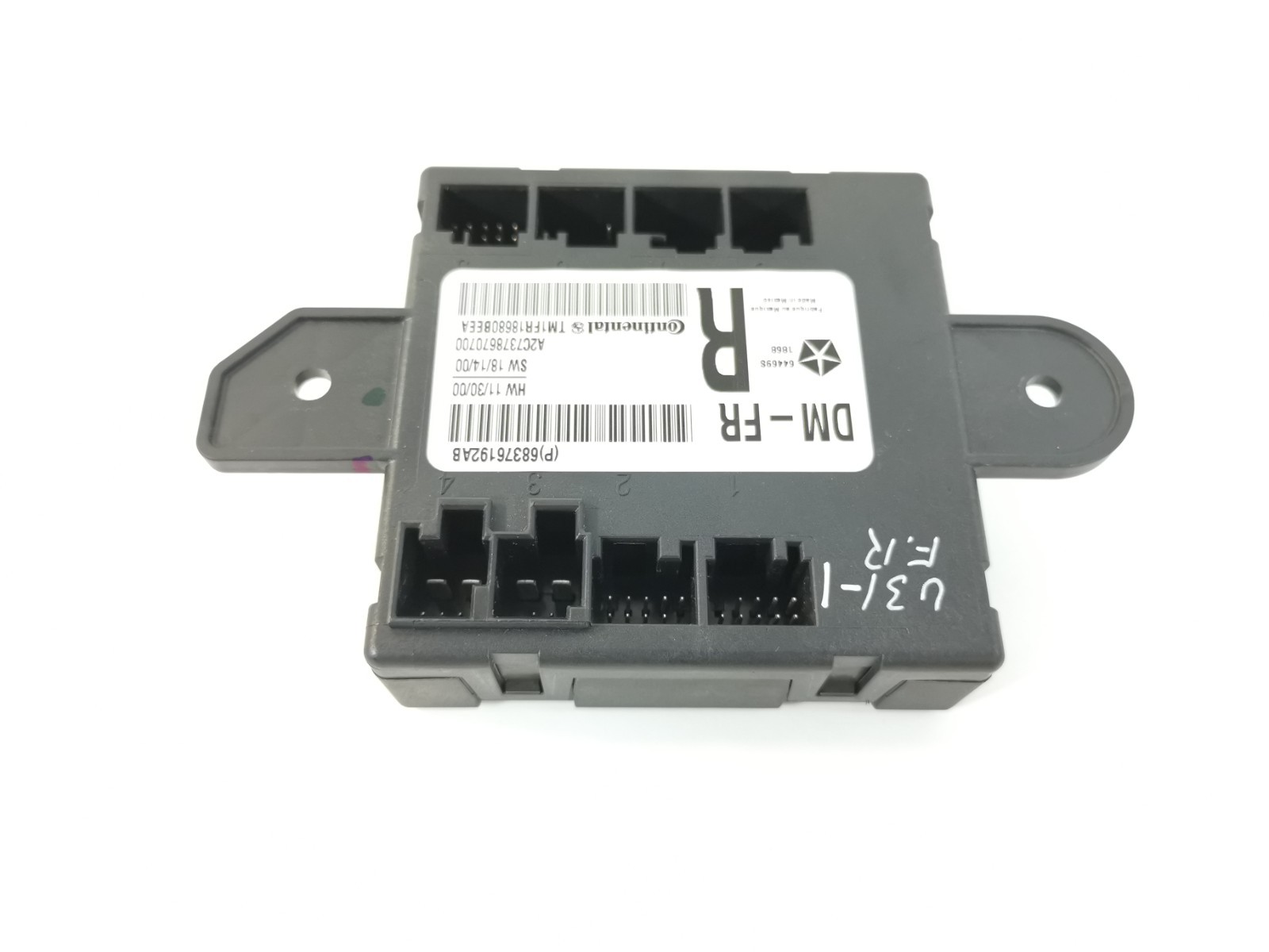 Maserati Ghibli 2019 M156E RWD 3.0 L Front Right Door Control Module 68376192AB