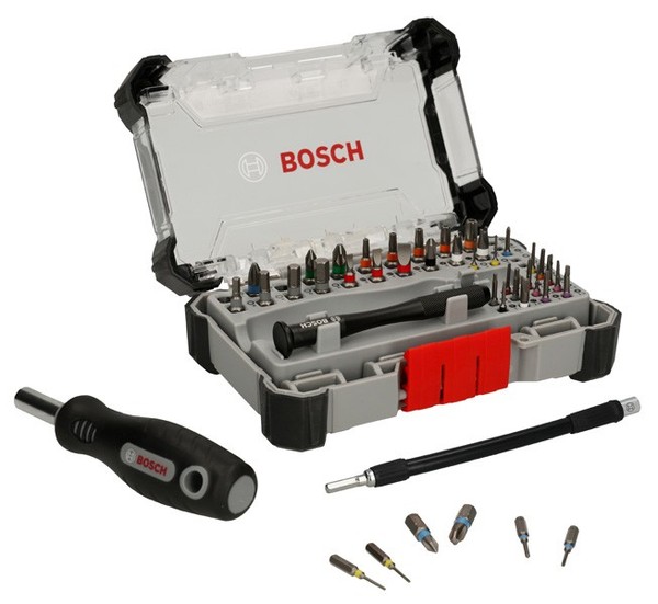 Bosch PräZisions-Schrauberbit-Set, Inkl. Biegsammer VerläNgerung, 43Tlg.-image