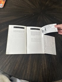 Sega Saturn Manual Only Corpse Killer Graveyard Edition Reg Card