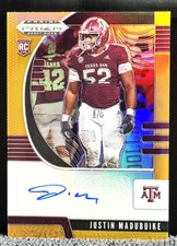 🔥 Justin Madubuike 2020 Prizm Draft Picks Rookie Auto /149 🔥