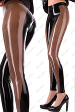 Latex Gummi Rubber high waist Leggings wave pants trousers customized 0.4mm 940