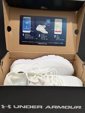 Under Armour HOVR Sonic 5 Running Shoes White 7.5 UA Dynamic Select 3026608-100