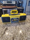 Sony CFS-930 Sports AM/FM Stereo Radio Cassette Corder Boombox - Yellow Vintage