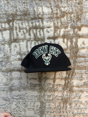 Mitchell & Ness Authentic Milwaukee Bucks Brew City Hat Snapback Cap