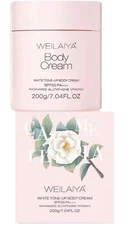WEILAIYA Camellia Face & Body Day Cream White Tone-Up SPF30 PA+++ 200g/7.04Fl Oz