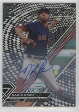 2017 Topps High Tek Blackout Auto /50 David Price #HT-DPR Auto 0en