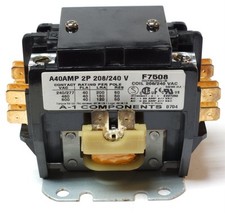 A-1 COMPONENTS A40AMP 2 Pole 40 AMP 208 240 VAC Contactor F7508