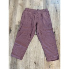 Old Navy Pants Womens XL Brown Linen Blend Hi...