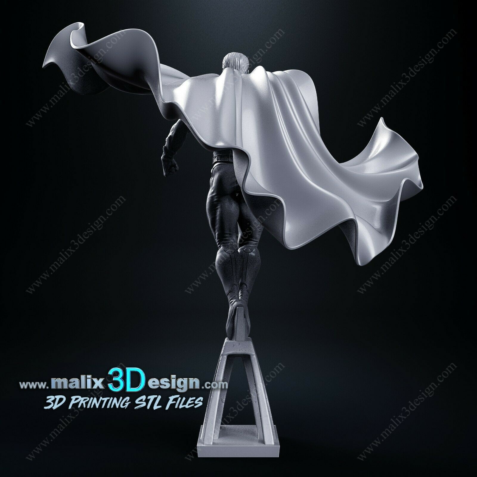 Figurine Superman impression 3D résine 18cm haute définition - 3