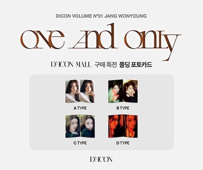 DICON VOLUME N°31 JANG WONYOUNG ONE AND ONLY/Magazine+8 Photo Card