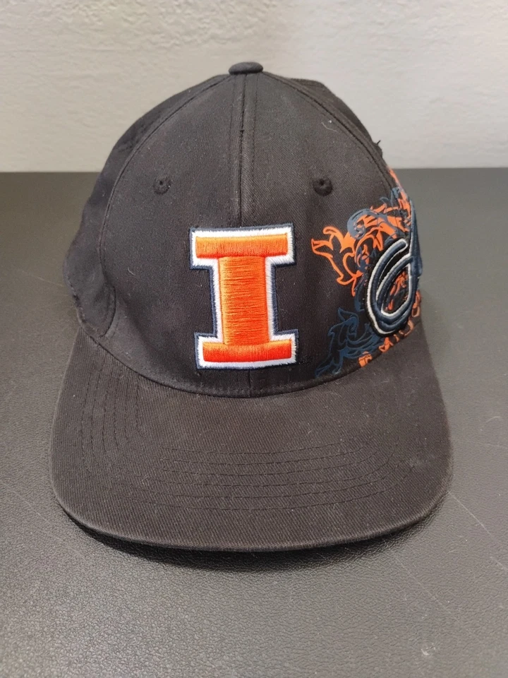 Top Of The World One-fit Illinois Fighting Illini Hat Black - Image 2 of 4