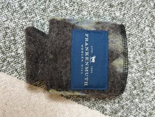 Frankenmuth Woolen Mill Brown Wool Can Cooler Marbled Insulated Beverage Sleeve